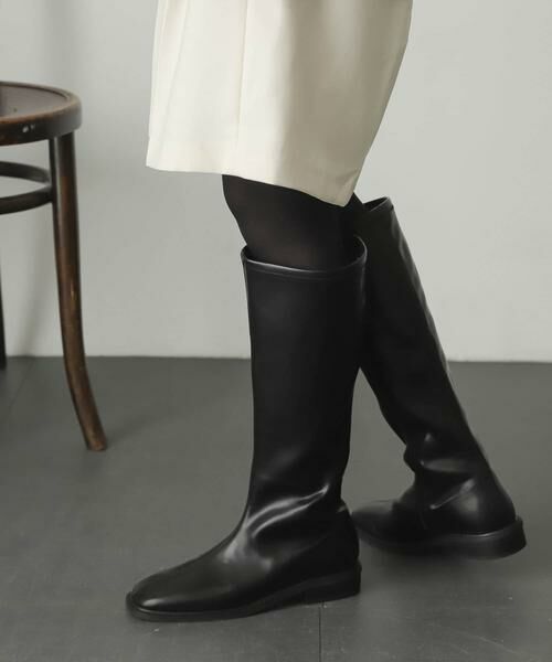 SENSE OF PLACE by URBAN RESEARCH / センスオブプレイス バイ アーバンリサーチ ブーツ（ショート丈） | スクエアトウセンターシームロングブーツ | 詳細12