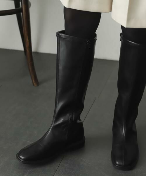 SENSE OF PLACE by URBAN RESEARCH / センスオブプレイス バイ アーバンリサーチ ブーツ（ショート丈） | スクエアトウセンターシームロングブーツ | 詳細13