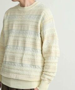 SENSE OF PLACE by URBAN RESEARCH / センスオブプレイス バイ アーバンリサーチ ニット・セーター | 『イージーケア』マルチジャガードセーター