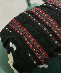 SENSE OF PLACE by URBAN RESEARCH / センスオブプレイス バイ アーバンリサーチ ニット・セーター | 『イージーケア』マルチジャガードセーター