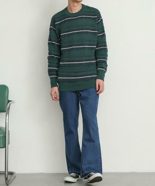 SENSE OF PLACE by URBAN RESEARCH / センスオブプレイス バイ アーバンリサーチ ニット・セーター | 『イージーケア』マルチジャガードセーター | 詳細11