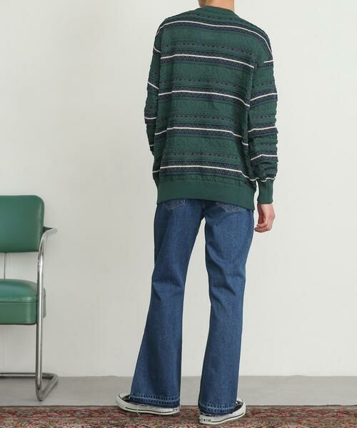 SENSE OF PLACE by URBAN RESEARCH / センスオブプレイス バイ アーバンリサーチ ニット・セーター | 『イージーケア』マルチジャガードセーター | 詳細12