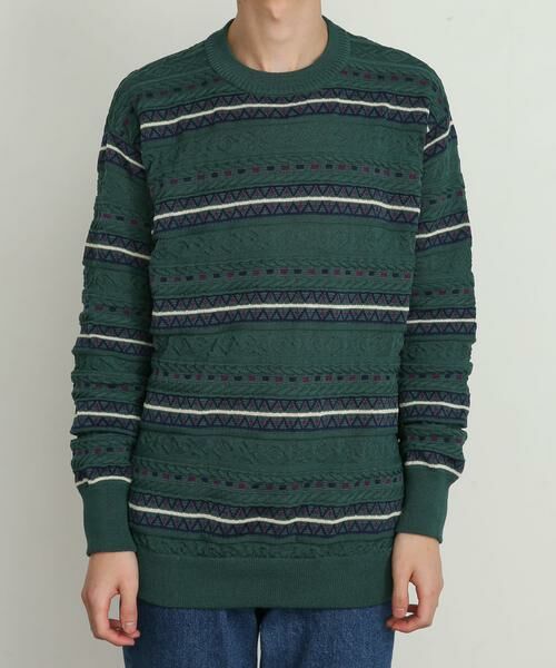 SENSE OF PLACE by URBAN RESEARCH / センスオブプレイス バイ アーバンリサーチ ニット・セーター | 『イージーケア』マルチジャガードセーター | 詳細13
