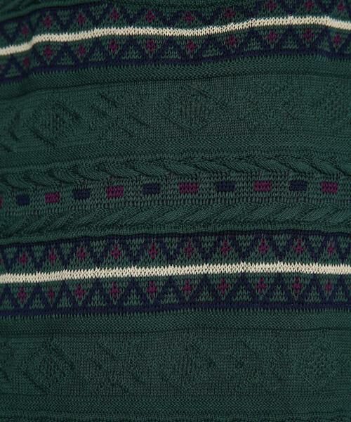 SENSE OF PLACE by URBAN RESEARCH / センスオブプレイス バイ アーバンリサーチ ニット・セーター | 『イージーケア』マルチジャガードセーター | 詳細19