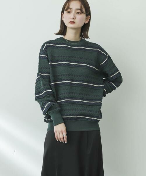 SENSE OF PLACE by URBAN RESEARCH / センスオブプレイス バイ アーバンリサーチ ニット・セーター | 『イージーケア』マルチジャガードセーター | 詳細2
