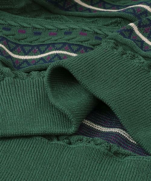 SENSE OF PLACE by URBAN RESEARCH / センスオブプレイス バイ アーバンリサーチ ニット・セーター | 『イージーケア』マルチジャガードセーター | 詳細22