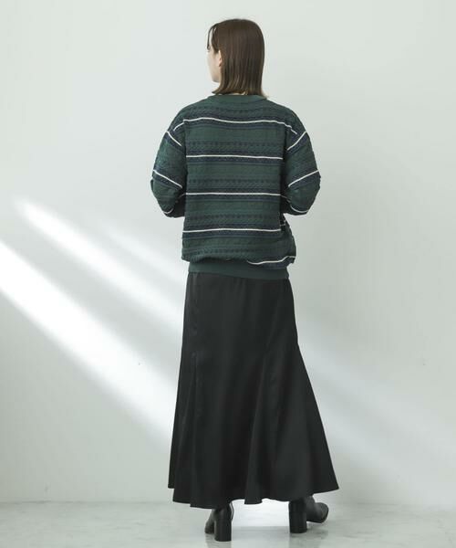 SENSE OF PLACE by URBAN RESEARCH / センスオブプレイス バイ アーバンリサーチ ニット・セーター | 『イージーケア』マルチジャガードセーター | 詳細4