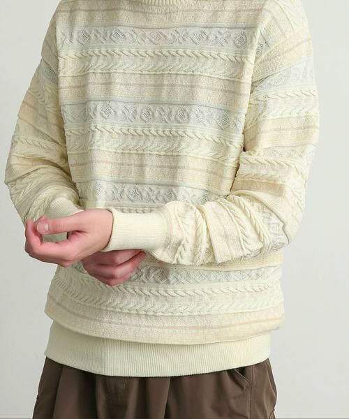 SENSE OF PLACE by URBAN RESEARCH / センスオブプレイス バイ アーバンリサーチ ニット・セーター | 『イージーケア』マルチジャガードセーター | 詳細23