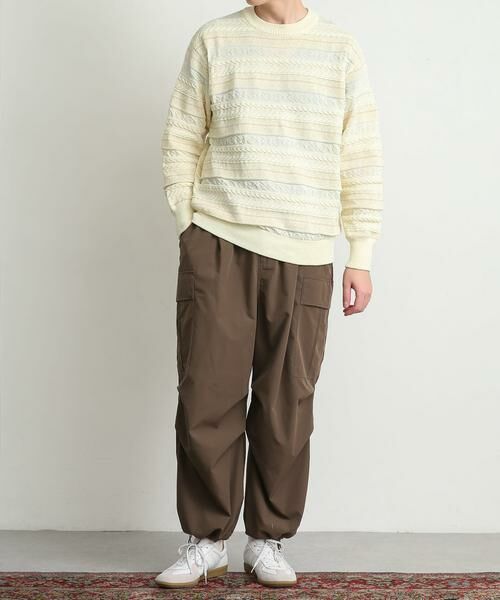 SENSE OF PLACE by URBAN RESEARCH / センスオブプレイス バイ アーバンリサーチ ニット・セーター | 『イージーケア』マルチジャガードセーター | 詳細27