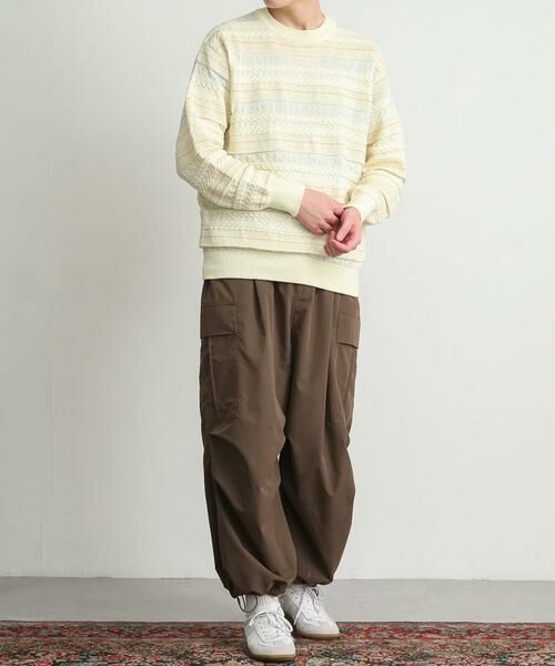 SENSE OF PLACE by URBAN RESEARCH / センスオブプレイス バイ アーバンリサーチ ニット・セーター | 『イージーケア』マルチジャガードセーター | 詳細28