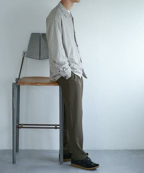 SENSE OF PLACE by URBAN RESEARCH / センスオブプレイス バイ アーバンリサーチ その他パンツ | 『セットアップ対応』『イージーケア』ダブルタックテーパードスラックス | 詳細2