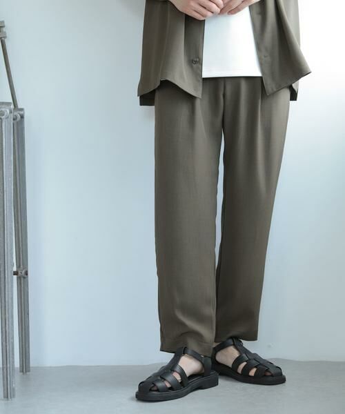 SENSE OF PLACE by URBAN RESEARCH / センスオブプレイス バイ アーバンリサーチ その他パンツ | 『セットアップ対応』『イージーケア』ダブルタックテーパードスラックス | 詳細3