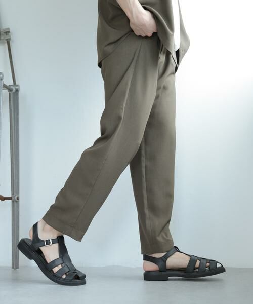 SENSE OF PLACE by URBAN RESEARCH / センスオブプレイス バイ アーバンリサーチ その他パンツ | 『セットアップ対応』『イージーケア』ダブルタックテーパードスラックス | 詳細5