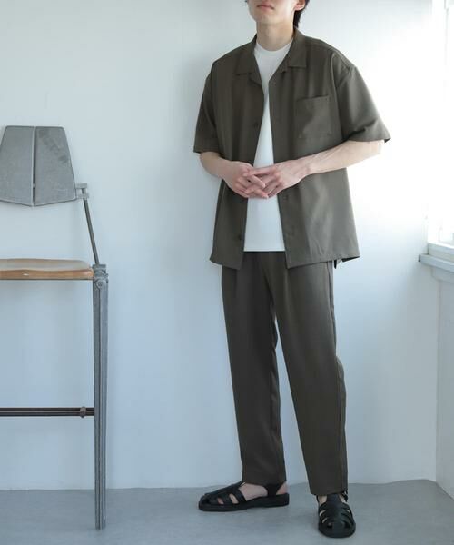 SENSE OF PLACE by URBAN RESEARCH / センスオブプレイス バイ アーバンリサーチ その他パンツ | 『セットアップ対応』『イージーケア』ダブルタックテーパードスラックス | 詳細6