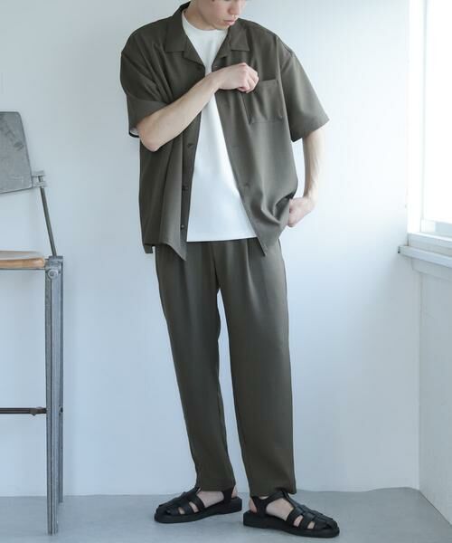 SENSE OF PLACE by URBAN RESEARCH / センスオブプレイス バイ アーバンリサーチ その他パンツ | 『セットアップ対応』『イージーケア』ダブルタックテーパードスラックス | 詳細7