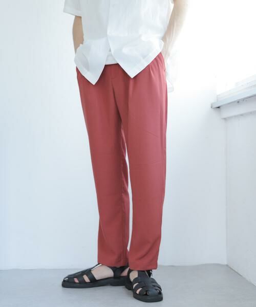 SENSE OF PLACE by URBAN RESEARCH / センスオブプレイス バイ アーバンリサーチ その他パンツ | 『セットアップ対応』『イージーケア』ダブルタックテーパードスラックス | 詳細11