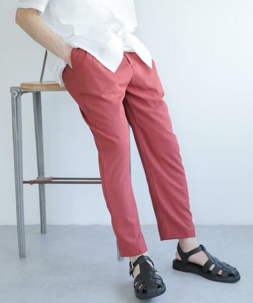 SENSE OF PLACE by URBAN RESEARCH / センスオブプレイス バイ アーバンリサーチ その他パンツ | 『セットアップ対応』『イージーケア』ダブルタックテーパードスラックス | 詳細13