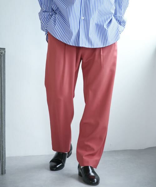 SENSE OF PLACE by URBAN RESEARCH / センスオブプレイス バイ アーバンリサーチ その他パンツ | 『セットアップ対応』『イージーケア』ダブルタックテーパードスラックス | 詳細16