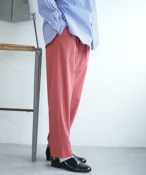 SENSE OF PLACE by URBAN RESEARCH / センスオブプレイス バイ アーバンリサーチ その他パンツ | 『セットアップ対応』『イージーケア』ダブルタックテーパードスラックス | 詳細17