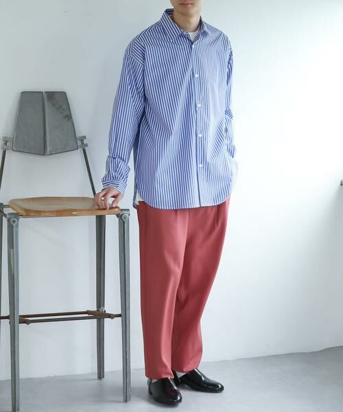 SENSE OF PLACE by URBAN RESEARCH / センスオブプレイス バイ アーバンリサーチ その他パンツ | 『セットアップ対応』『イージーケア』ダブルタックテーパードスラックス | 詳細18