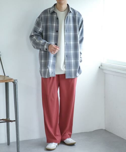 SENSE OF PLACE by URBAN RESEARCH / センスオブプレイス バイ アーバンリサーチ その他パンツ | 『セットアップ対応』『イージーケア』ダブルタックワイドスラックス | 詳細10