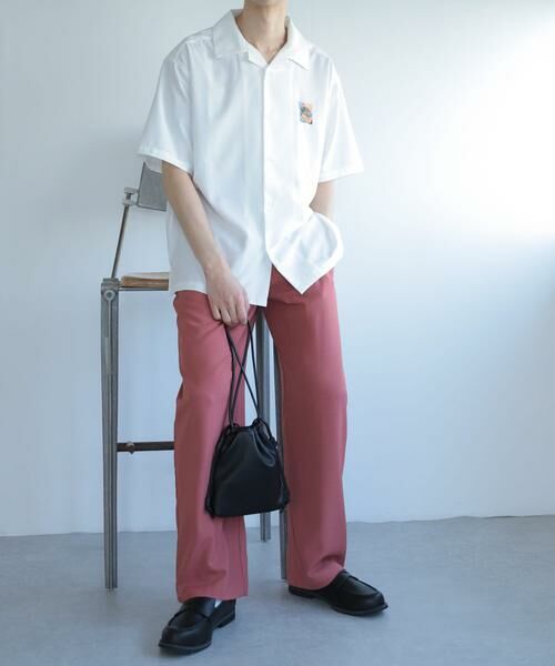 SENSE OF PLACE by URBAN RESEARCH / センスオブプレイス バイ アーバンリサーチ その他パンツ | 『セットアップ対応』『イージーケア』ダブルタックワイドスラックス | 詳細7