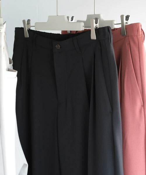 SENSE OF PLACE by URBAN RESEARCH / センスオブプレイス バイ アーバンリサーチ その他パンツ | 『セットアップ対応』『イージーケア』ダブルタックワイドスラックス | 詳細16