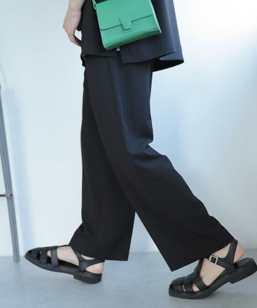 SENSE OF PLACE by URBAN RESEARCH / センスオブプレイス バイ アーバンリサーチ その他パンツ | 『セットアップ対応』『イージーケア』ダブルタックワイドスラックス | 詳細18