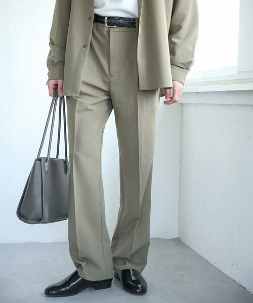 SENSE OF PLACE by URBAN RESEARCH / センスオブプレイス バイ アーバンリサーチ その他パンツ | 『セットアップ対応』 『イージーケア』タックセンタープレスストレートスラックス | 詳細12