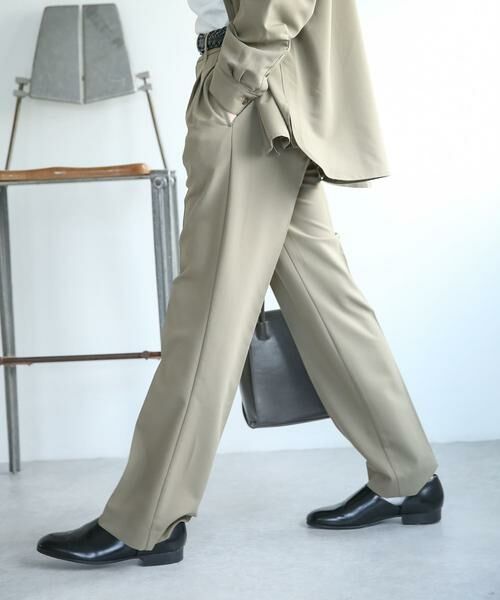 SENSE OF PLACE by URBAN RESEARCH / センスオブプレイス バイ アーバンリサーチ その他パンツ | 『セットアップ対応』 『イージーケア』タックセンタープレスストレートスラックス | 詳細14