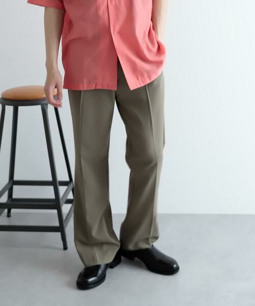 SENSE OF PLACE by URBAN RESEARCH / センスオブプレイス バイ アーバンリサーチ その他パンツ | 『セットアップ対応』 『イージーケア』タックセンタープレスストレートスラックス | 詳細2