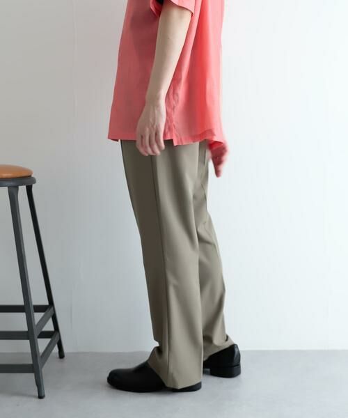 SENSE OF PLACE by URBAN RESEARCH / センスオブプレイス バイ アーバンリサーチ その他パンツ | 『セットアップ対応』 『イージーケア』タックセンタープレスストレートスラックス | 詳細4