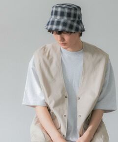 SENSE OF PLACE by URBAN RESEARCH / センスオブプレイス バイ アーバンリサーチ ハット | 『ユニセックス』チェックバケットハットB