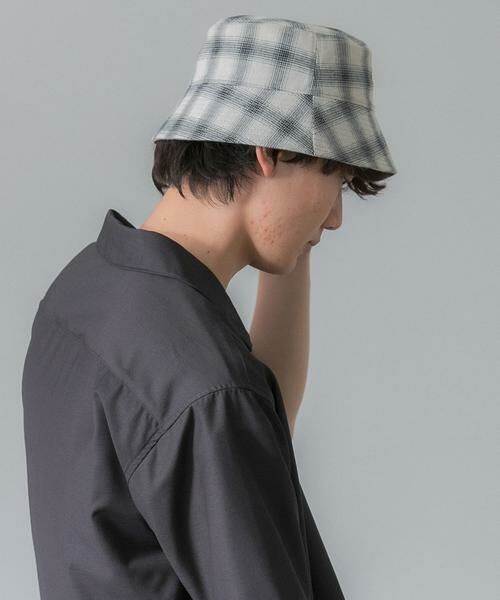 SENSE OF PLACE by URBAN RESEARCH / センスオブプレイス バイ アーバンリサーチ ハット | 『ユニセックス』チェックバケットハットB | 詳細6