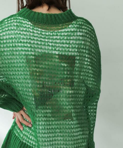 SENSE OF PLACE by URBAN RESEARCH / センスオブプレイス バイ アーバンリサーチ ニット・セーター | メッシュルーズセーター | 詳細11