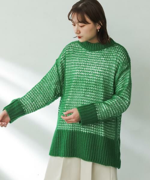 SENSE OF PLACE by URBAN RESEARCH / センスオブプレイス バイ アーバンリサーチ ニット・セーター | メッシュルーズセーター | 詳細12