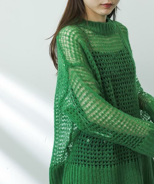 SENSE OF PLACE by URBAN RESEARCH / センスオブプレイス バイ アーバンリサーチ ニット・セーター | メッシュルーズセーター | 詳細2