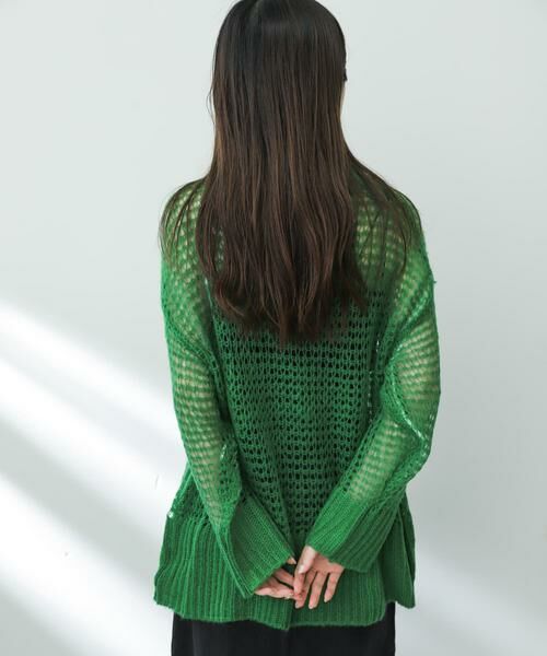 SENSE OF PLACE by URBAN RESEARCH / センスオブプレイス バイ アーバンリサーチ ニット・セーター | メッシュルーズセーター | 詳細4