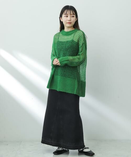 SENSE OF PLACE by URBAN RESEARCH / センスオブプレイス バイ アーバンリサーチ ニット・セーター | メッシュルーズセーター | 詳細5