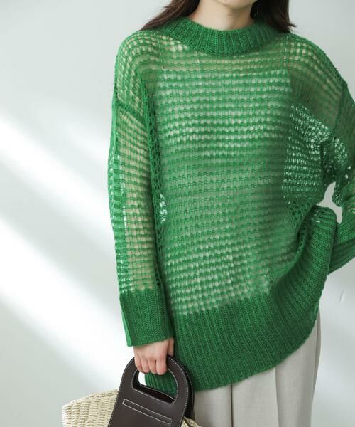 SENSE OF PLACE by URBAN RESEARCH / センスオブプレイス バイ アーバンリサーチ ニット・セーター | メッシュルーズセーター | 詳細6