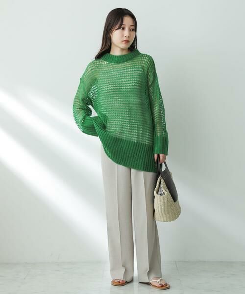 SENSE OF PLACE by URBAN RESEARCH / センスオブプレイス バイ アーバンリサーチ ニット・セーター | メッシュルーズセーター | 詳細9