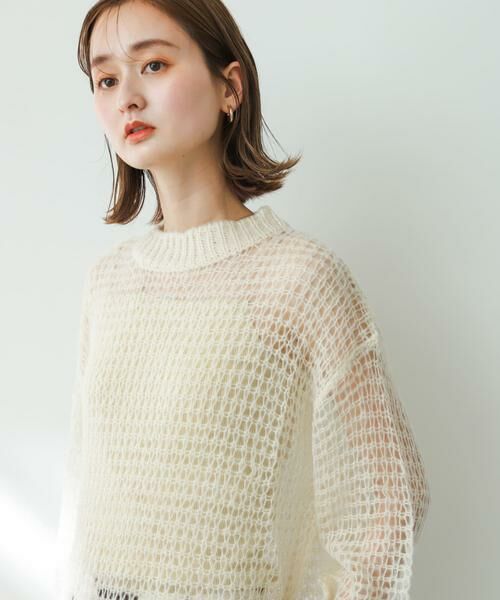 SENSE OF PLACE by URBAN RESEARCH / センスオブプレイス バイ アーバンリサーチ ニット・セーター | メッシュルーズセーター | 詳細17