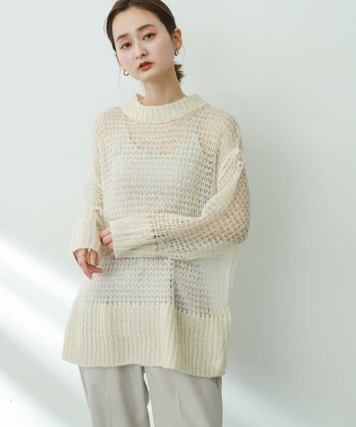 SENSE OF PLACE by URBAN RESEARCH / センスオブプレイス バイ アーバンリサーチ ニット・セーター | メッシュルーズセーター | 詳細22