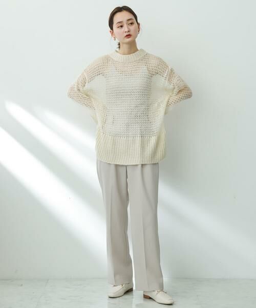 SENSE OF PLACE by URBAN RESEARCH / センスオブプレイス バイ アーバンリサーチ ニット・セーター | メッシュルーズセーター | 詳細24