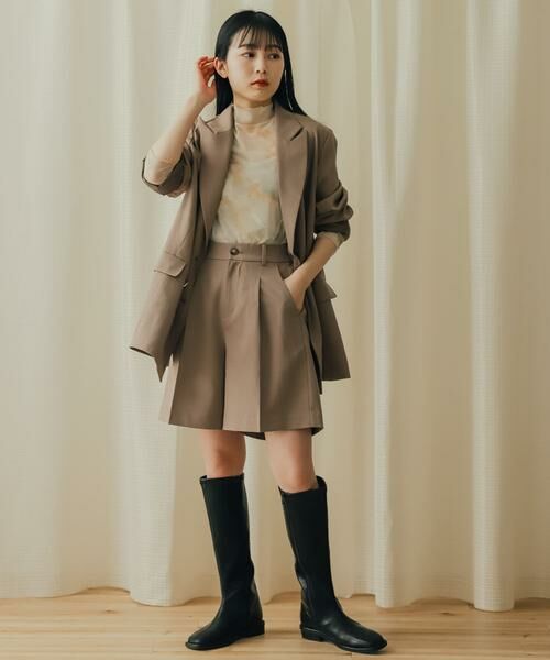 SENSE OF PLACE by URBAN RESEARCH / センスオブプレイス バイ アーバンリサーチ ショート・ハーフ・半端丈パンツ | センタープレスバミューダパンツ | 詳細4