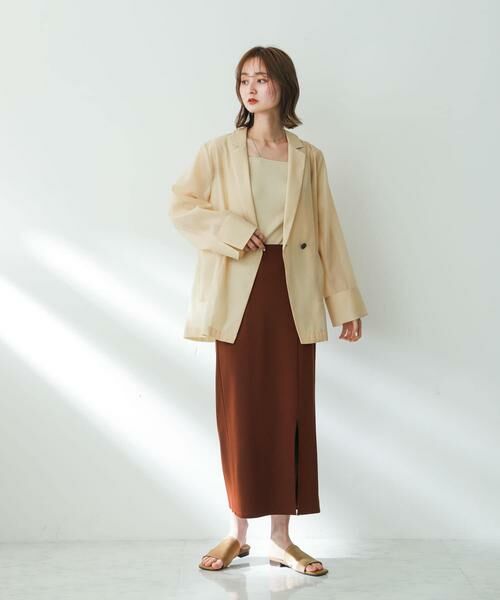 SENSE OF PLACE by URBAN RESEARCH / センスオブプレイス バイ アーバンリサーチ スカート | スリットペンシルスカート | 詳細5