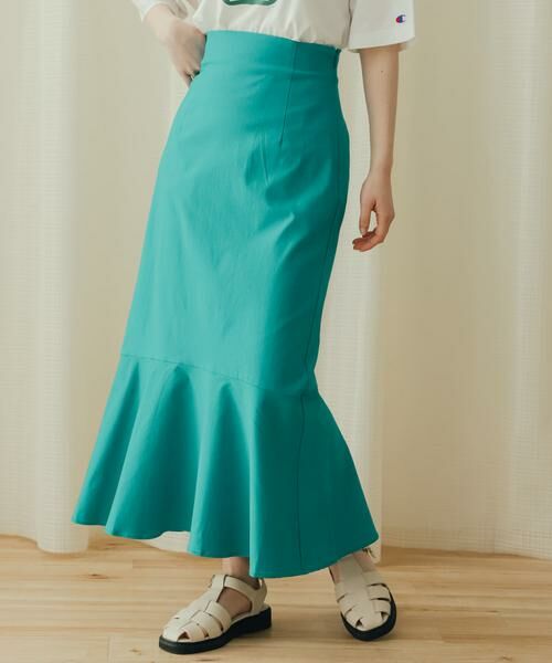 SENSE OF PLACE by URBAN RESEARCH / センスオブプレイス バイ アーバンリサーチ スカート | ストレッチハイウエストマーメイドスカート | 詳細10