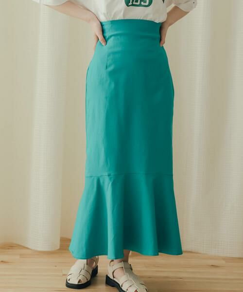 SENSE OF PLACE by URBAN RESEARCH / センスオブプレイス バイ アーバンリサーチ スカート | ストレッチハイウエストマーメイドスカート | 詳細8