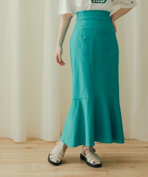 SENSE OF PLACE by URBAN RESEARCH / センスオブプレイス バイ アーバンリサーチ スカート | ストレッチハイウエストマーメイドスカート | 詳細9