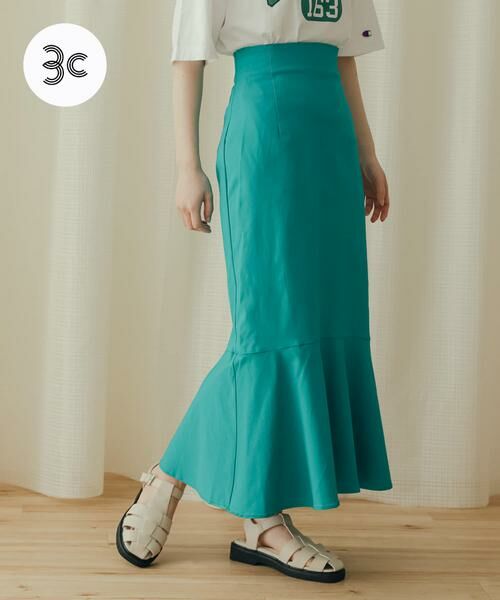 SENSE OF PLACE by URBAN RESEARCH/センスオブプレイス バイ アーバンリサーチ ストレッチハイウエストマーメイドスカート ミント S